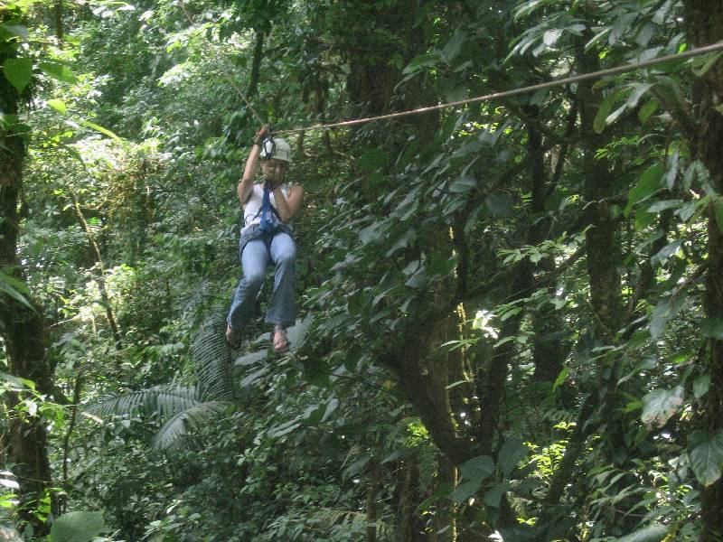 CostaRica-June-11-18-2005-0537 zipping through the rainforest