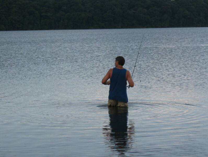 IMG_0159 Dennis bass fishing at Lake Coter