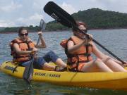 DSCN5368 cousins kayaking - Lake Arenal